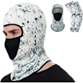 Miniatyrbild 1 av 4: Balaclava ansiktsmask för ridning - UV-skyddande kylande halsduk med armskydd i issilke för män/kvinnor