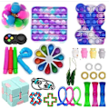 Miniatyrbild 1 av 3: PRO 30 st. Fidget Pop it Leksaker Set för barn och vuxna