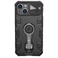 För iPhone 14 Plus NILLKIN CamShield Armor Pro Magnetiskt Telefonfodral Svart