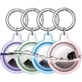 Miniatyrbillede 1 af 4: 4 AirTag-etui Nøglering AirTag, 4-pak Apple AirTag nøglering, AirTag