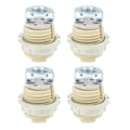 Miniatyrbillede 1 af 5: 4 stk. Halogenpære Basefatning Praktisk G9 Keramisk Lampeholder - Perfekt
