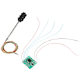 Miniatyrbillede 2 af 5: TS-3 Farvelyssignaler Ho Oo Skala Model 6led Til Diy Sandbord Krydsende Gadekonstruktion Jernbane