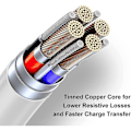 Miniatyrbillede 3 af 5: USB-C til Lightning-kabel 2m, 2-pak iPhone-ladekabel 2m kompatibel med Apples USB-C-oplader