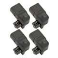 Miniatyrbillede 3 af 5: 4 stk. IEC320 C14 til IEC320 C5 Strømadapter 90 Grader Højre Vinkel IEC320 C14 Han til C5 Hun Strømadapter 250V