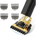Miniatyrbillede 4 af 5: Elektrisk Hårtrimmer T9 Hårklipper Barbermaskine Trimmer Hårklipper Sort Elik