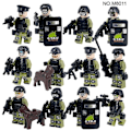 Miniatyrbillede 5 af 5: Militær Serie Byggelegetøj 12 minifigurer
