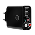 Miniatyrbillede 3 af 5: 2-i-1 Bluetooth 5.0-modtager Sender Trådløs lydadapter APP-styring 110-240V Fjernbetjening EU-stik