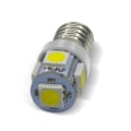 Pikkukuva 5 / 5: 10 kpl E10 9V Cool White 5SMD 5W LED-lamppuja (Cool White, 9V) - Perfet