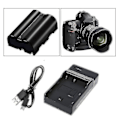 Miniatyrbilde 2 av 5: Batterilader for Nikon En-el3e En-el3 D100/100slr/d50/d70/d70s/d200/d80/d90 Beste Gave Beste Gave