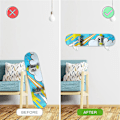 Miniatyrbillede 4 af 5: TS-Skateboard Display Rack Holder Snowboard Vægstativ Hænger Skateboard Vægbeslag Transparent