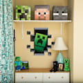 Pikkukuva 3 / 4: Creeper-seinätarra, Minecraft pakenee