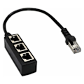 Pikkukuva 1 / 5: RJ45 Verkko 1 - 3 Portin Ethernet-sovitin Adapterikaapeli Verkkokaapelin Jakaja