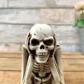 Pikkukuva 4 / 5: TS-3kpl Halloween Aave Kallo Hartsi Koriste Karmiva Rekvisiitta Halloween Koristelu Sisä- ja Ulkotiloihin Kauhu