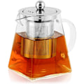 Miniatyrbillede 1 af 3: 350ml/550ml/750ml Glastekande med Varmebestandig Rustfrit Stål Infuser Filter, Te og Kaffe