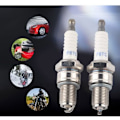 Miniatyrbild 2 av 3: KZQ Paket med 2 tändstift F6RTC för MTD 95110292 75110292 Torch Engine 131039 Gräsklippare