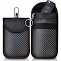 Miniatyrbillede 1 af 4: 2 stk. Mini Bærbar RFID-Blokerende Bilnøgle Etui, RFID-Blokerende Bilnøgle Etui, RFID-Blokerende Etui til Nøglefri Bilnøgler, Anti-Tyveri Anti-Hacking Beskyttelse