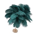Miniatyrbilde 2 av 4: Bordlampe med strutsfjær, Oppladbar, Moderne, Romantisk Dekorativ Lampe, Soveromslampe, Sengelampe for Hjeminnredning