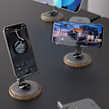 Miniatyrbillede 5 af 5: TS-Dudao bordstativ til smartphone, 360° rotation, justerbar vinkel - Grå