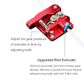Miniatyrbild 3 av 5: Extruder för Ender 3 3D-skrivare, aluminiumdrivmatning Bowden-extrudrar, uppgraderingskit för Ender 3, Ender 3 Pro, Ender 3 V2, Ender 3 Max, C