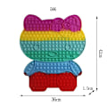 Miniatyrbilde 1 av 4: Stor / Mega / Pop It Fidget Leke Katt 40cm