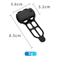 Miniatyrbillede 2 af 5: TS-Bike Gel Skin Beskyttelsesetui til Sensor, Bryton, Computer Sensor Sort Cover, 1 stk