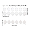 Miniatyrbillede 2 af 5: TS-24 Strips 5 ml Tomme Malingsstrips Malingskop Potter Klare Opbevaringsbeholdere Malerkunst Håndværk Tilbehør