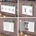 Pikkukuva 2 / 5: Suuri Langaton Wifi-reitittimen Hylly Säilytyslaatikot Kaapeli Power Plus