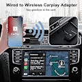 Pikkukuva 3 / 5: Langaton Carplay -sovitin Androidille tai Applelle, langaton autoadapteri, Apple langaton Carplay -dongle, Plus