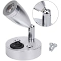 Miniatyrbillede 3 af 4: TS-Indendørs Spot Lampe Auto LED Lys 2 stk.-RV Læselampe 3000K Rotation 180° til Camper Van Båd Campingvogn Køretøj Autocamper N