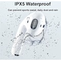 Miniatyrbillede 2 af 5: Earpods Pro 5 Trådløse Bluetooth Øretelefoner Headset med Omdøb GPS-support Ios/android Hvid 4.4*4.5*2.1cm