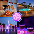 Miniatyrbillede 2 af 4: TS-Nyt produkt led fjernbetjening dykkerlys/13 lys stor sugekop swimmingpool lys belysningstid 30-50 timer IP68 vandtæt
