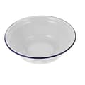 Retro Emalj Blandskål Kök Soppa Sallad Serveringsskål - Vit