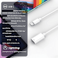 Miniatyrbillede 2 af 5: TS-For Usb C Til For Adapter - Han Usb-c Til Hun For Interface Ladeadapter Pd Ladekonverter, for
