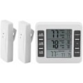Miniatyrbillede 1 af 5: Køle- og fryseskabstermometer Digital alarm Lydalarm med trådløs sensor Min/Max-display