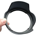 Miniatyrbillede 4 af 4: Canon RF24-105mm F4 L IS Objektiv med modlysblænde til EOS R5 R6 RP - Sort, 77mm Bagerste kronblade (EW-83N)
