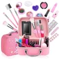 Børne makeup sæt piger, 20 stk. etui, pink makeup sæt bedste gave til pige