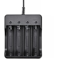 Miniatyrbillede 2 af 4: TS-Hurtiglader til AA, AAA batterier. Passer til batterier: 10440, 14500, 17670, 18650, 18700.