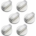 Miniatyrbilde 1 av 4: TS-6 Deler Universelle Metall Kontrollknapper Gasskomfyrknapp 6mm universelle kontrollknapper komfyrknapp for gasskomfyr
