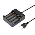 Miniatyrbillede 4 af 4: TS-Hurtiglader til AA, AAA batterier. Passer til batterier: 10440, 14500, 17670, 18650, 18700.