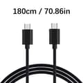Miniatyrbillede 5 af 8: Støvtæt USB Type C Opladerkabel 1,8m 100W Høj Effekt Til Spillekonsoller