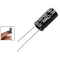 Miniatyrbillede 2 af 2: 10 X 25V 1000uF 105c Radial Elektrolytkondensator 10x20mm-dwdz