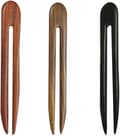 Trä U-formad Hårnål Retro Hårnål för Kvinnor (15cm)