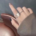 Miniatyrbillede 3 af 5: Hjerte Spinner Ring til Kvinder Mænd Selvkærlighed Spinner Hjerte Ring Fidget Angst Sølv