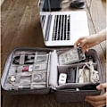 Miniatyrbilde 4 av 5: Oppbevaringsveske for Kabler - Organizer Veske / Toalettmappe for Kabler & Elektronikk