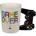 Miniatyrbillede 1 af 5: Spilcontroller-keramikkrus, farverigt bogstavspil-joystick-keramikkrus, tegneserie kaffekop