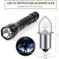 Miniatyrbillede 2 af 5: 6-volt/ 4d-4,8-volt 0,75a Bajonetbas Krypton Pære Lommelygte Pærer (3 stk) [DB]
