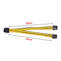 Pikkukuva 3 / 5: TS-2kpl Eps Cpu 12v 8pin Naaras Kaksois 8pin (4+4)pin Eps 12v Uros Emolevyn Virtalähdekaapeli Y Sp