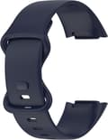 För Fitbit Charge 5 Silikon ersättningsarmband, storlek: L (mörkblå)