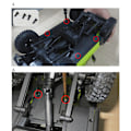 Miniatyrbillede 2 af 5: TS-Til Jimny 1/16 Rc Bil Reservedele Retrofit Og Opgrader Lys Uafhængig Esc Fjernbetjening Modtager