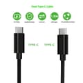 Miniatyrbillede 4 af 8: Støvtæt USB Type C Opladerkabel 1,8m 100W Høj Effekt Til Spillekonsoller